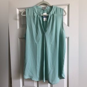 Van Heusen Top Sleeveless XL Seafoam Green Tunic NWT